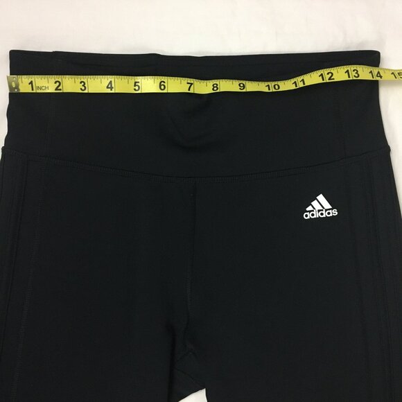 Adidas Climalite Capri Leggings Black Athletic Medium - Picture 7 of 9